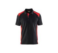 Polo piqué Blaklader Noir 4XL