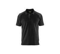 Polo piqué Blaklader Noir XL