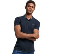 Superdry Classic Pique Short Sleeve Polo Bleu S Homme