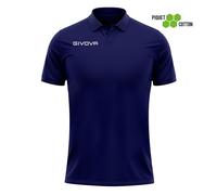 Givova Polo Summer – Piqué coton – Bleu – Taille L