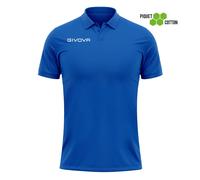 Polo piqué coton Givova Summer Bleu M