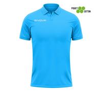 Polo piquÃ© coton Givova Summer Bleu S