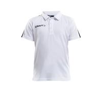 Polo piqué enfant Craft progress Blanc 6/8 ans