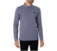 Polo Piqué Slim À Manches Longues Millers River - Timberland - Homme - Bleu S