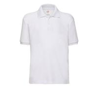 Polo Polyester Blanc 3/4A
