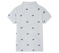 Polo Pour Enfants Mélangé Gris 128