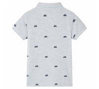 Polo Pour Enfants Mélangé Gris 92