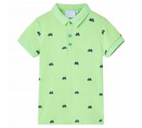 Polo Pour Enfants Vert Fluo 116