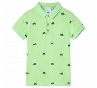 Polo Pour Enfants Vert Fluo 116