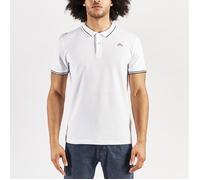 Polo pour Homme - Blanc, bleu - Ezio - Manches courtes - Multisport XXL