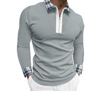 Polo pour Homme Manche Longue Grande Taille Chemises Polo Marron Homme Polo Longue Manche Homme Chemise Polo Manche Longue Longues Respirants Chemises Polo Homme Manche Courte Polo Manche Longue