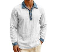 Polo pour Homme Pas Cher Longue Steve Qualité Personnalisable Moto Posture Muscle Phrase Mesure Papillon Tropical Tontons Roll Chanvre Colle Ficelle Ou Voile Derrière