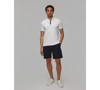 BOSS Polo en coton interlock avec liserés contrastants - Style Parlay 185, 50486186 Blanc L