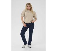 Polo pull femme KAFFE Curve Lizzy Gris M