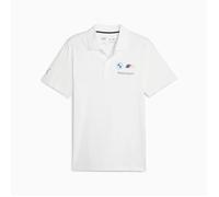 BMW M Motorsport Puma Polo Maillot Blanc Coton HOMME
