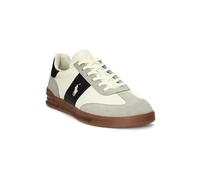 Polo Ralph Lauren Baskets basses 'HRT AERA' gris clair / noir / blanc, Taille 40