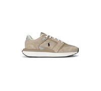 Polo Ralph Lauren Baskets basses 'Train 89' beige foncé / bleu foncé / gris clair, Taille 40