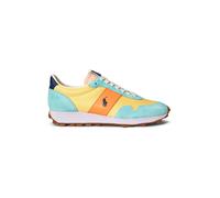 Polo Ralph Lauren Baskets basses turquoise / bleu foncé / jaune / orange, Taille 40,5