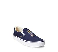 POLO RALPH LAUREN Baskets Keaton-Slip pour Homme, Bleu Marine, 42 EU