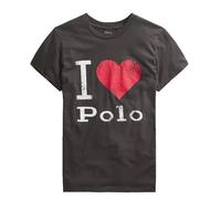 Polo Ralph Lauren Big Heart T-Shirt Loose Fit Luxe En Coton Chemise Top Blouse L
