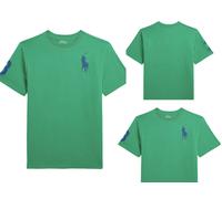 Polo Ralph Lauren Big Pony Meilleur Joueur 3 Patch Maillot T-Shirt Haut Neuf L