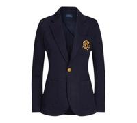Polo Ralph Lauren - Blazer Double Knit Jacuard Bleu Marine - Femme - Vestes - Bleu - Taille: 40 FR