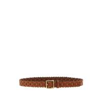 Polo Ralph Lauren - Braided Leather Belt - unisex - Accessoires - Brun - Taille: M