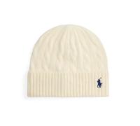 Polo Ralph Lauren - Cable Knit Beanie - Femme - Accessoires - Beige - Taille: ONE Size
