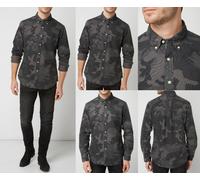 Polo Ralph Lauren Camouflage Coupe Slim Chemise T-Shirt Frange Neuf M