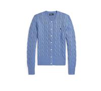 POLO RALPH LAUREN Cardigan Coupe Slim bleu clair | S