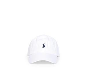 Polo Ralph Lauren - Casquette de baseball en coton chino - Femme - Accessoires - Blanc - Taille: ONE Size
