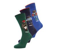 Polo Ralph Lauren Chaussettes bleu / bleu marine / émeraude / rouge, Taille 41-46