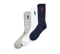 Polo Ralph Lauren Chaussettes bleu marine / gris chiné / blanc, Taille 41-46