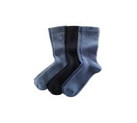 POLO RALPH LAUREN Chaussettes lot de 3 denim assorties bleu marine