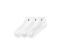 Chaussettes Ralph Lauren Quarter (3 paires) blanc