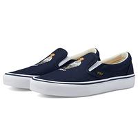 Polo Ralph Lauren Chaussures à Enfiler Keaton pour Homme, Bleu Marine, 42.5 EU