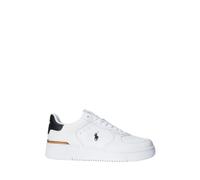 Polo Ralph Lauren - Chaussures Court Leather Trainer - Homme - Chaussures - Blanc - Taille: 43 EU