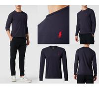 Polo Ralph Lauren Chemise À Manches Longues T-Shirt Sweatshirt Pull Ajusté