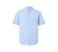 Ralph Lauren - RL Prepster Custom Fit Seersucker Shirt - Homme - Chemises - Bleu - Taille: L