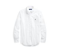 Vêtements Polo Ralph Lauren Chemise Oxford cintrée teinte en pièce pour Homme XS Blanc