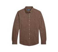 Polo Ralph Lauren - Chemise en coton coupe ajustée - Homme - Chemises - Brun - Taille: S
