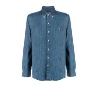 Polo Ralph Lauren - Chemise Sport en Denim Coupe Slim - Homme - Chemises - Bleu - Taille: S
