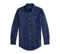 Polo Ralph Lauren - Chemise en Lin Coupe Ajustée - Homme - Chemises - Bleu - Taille: S
