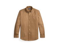 POLO RALPH LAUREN Chemise en lin coupe personnalisée marron | L