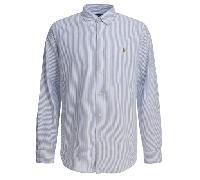 Polo Ralph Lauren chemise homme bleue rayée en coton coupe regular - L