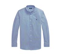 Polo Ralph Lauren - Chemise Popeline Stretch Coupe Slim - Homme - Chemises - Bleu - Taille: S
