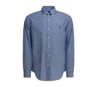 Polo Ralph Lauren Chemise homme en coton rayée avec logo bleu Taille XL