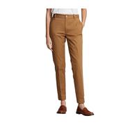 Polo Ralph Lauren - Chino en sergé - Femme - Pantalons - Brun - Taille: 34 FR