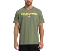 Polo Ralph Lauren Drapeau Logo T-Shirt Chemise Coupe Classique Pure Coton Top