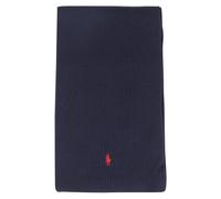 Polo Ralph Lauren - Écharpe Navy Hunter avec Logo - Homme - Accessoires - Bleu - Taille: ONE Size